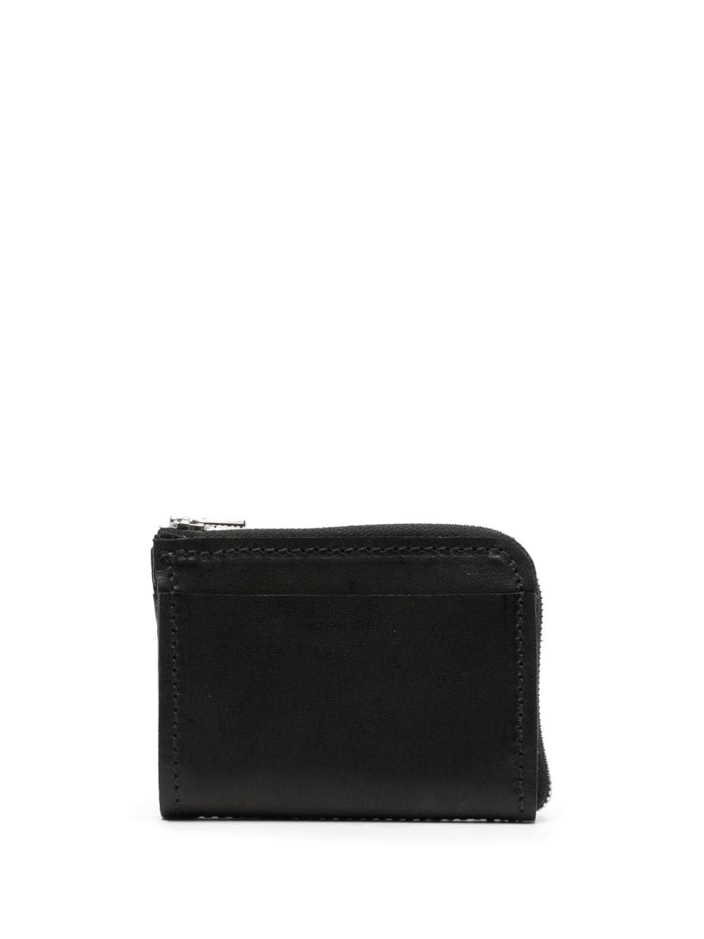 Guidi zipped leather wallet - Black von Guidi