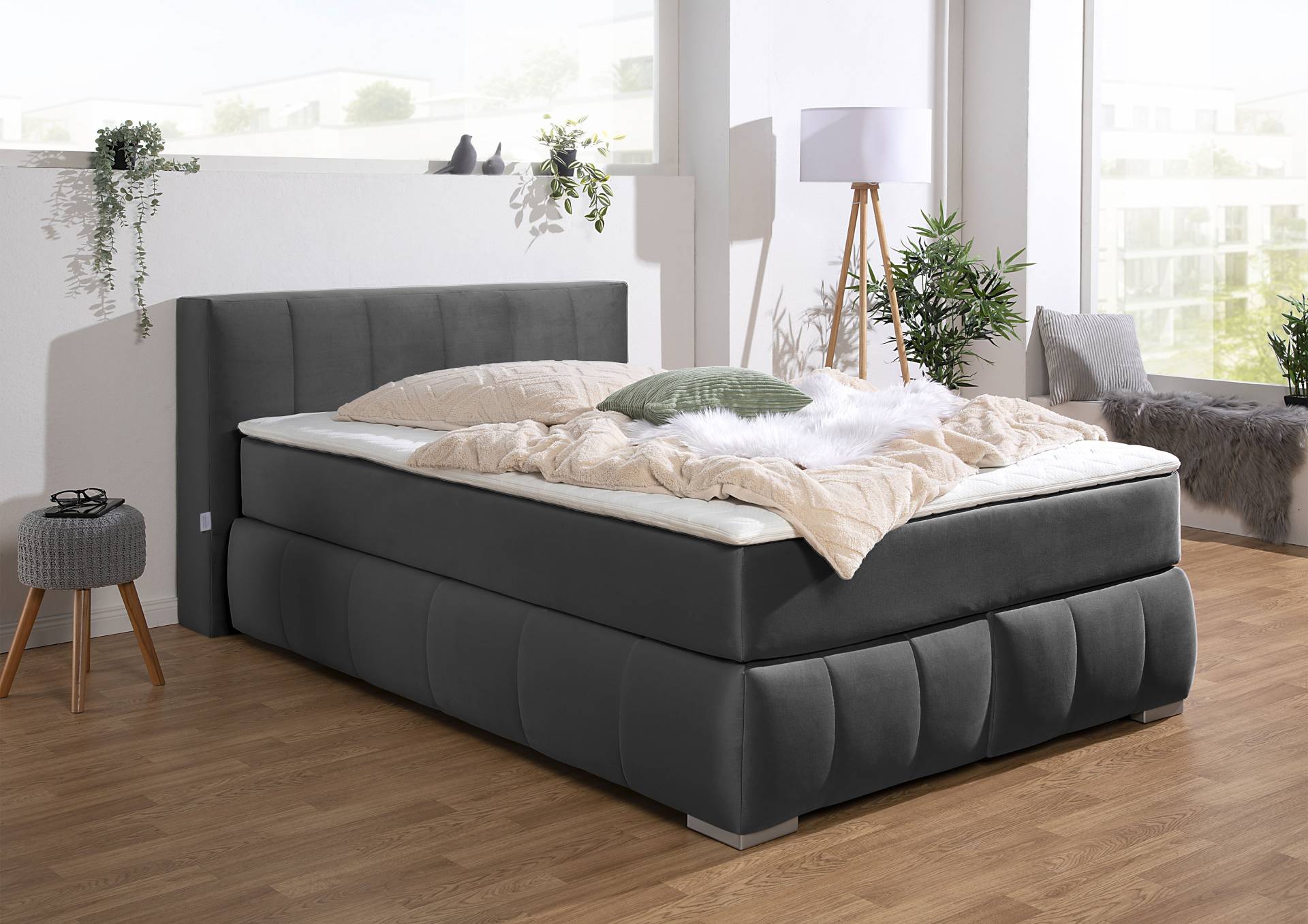 Guido Maria Kretschmer Home&Living Boxspringbett »Chelles«, inkl. Kaltschaumtopper, in 5 Breiten und 3 Matratzenarten von Guido Maria Kretschmer Home&Living