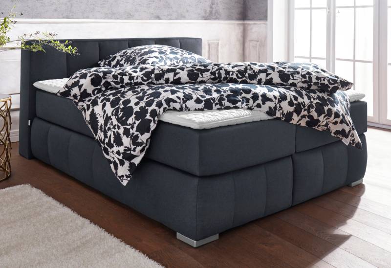 Guido Maria Kretschmer Home&Living Boxspringbett »Chelles«, inkl. Topper, in XXL- Überlänge 220 cm, Unterbox mit feine Wölbung von Guido Maria Kretschmer Home&Living