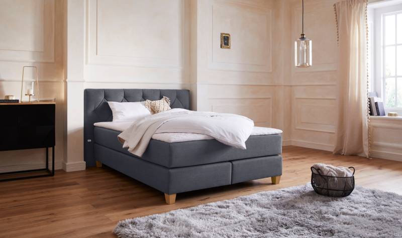 Guido Maria Kretschmer Home&Living Boxspringbett »Harmones«, in 3 Breiten, Härtegrad auch im Mix mit je 1 Matratze in H2 und H3 von Guido Maria Kretschmer Home&Living