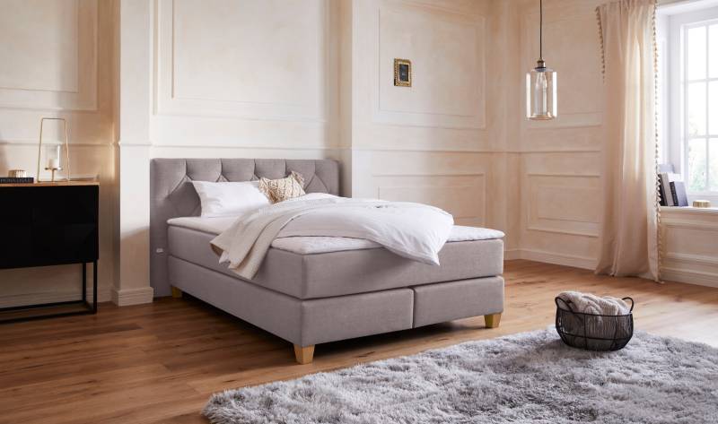 Guido Maria Kretschmer Home&Living Boxspringbett »Harmones«, in 3 Breiten, Härtegrad auch im Mix mit je 1 Matratze in H2 und H3 von Guido Maria Kretschmer Home&Living