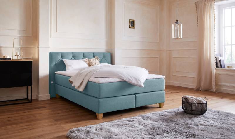 Guido Maria Kretschmer Home&Living Boxspringbett »Harmones«, in 3 Breiten, Härtegrad auch im Mix mit je 1 Matratze in H2 und H3 von Guido Maria Kretschmer Home&Living