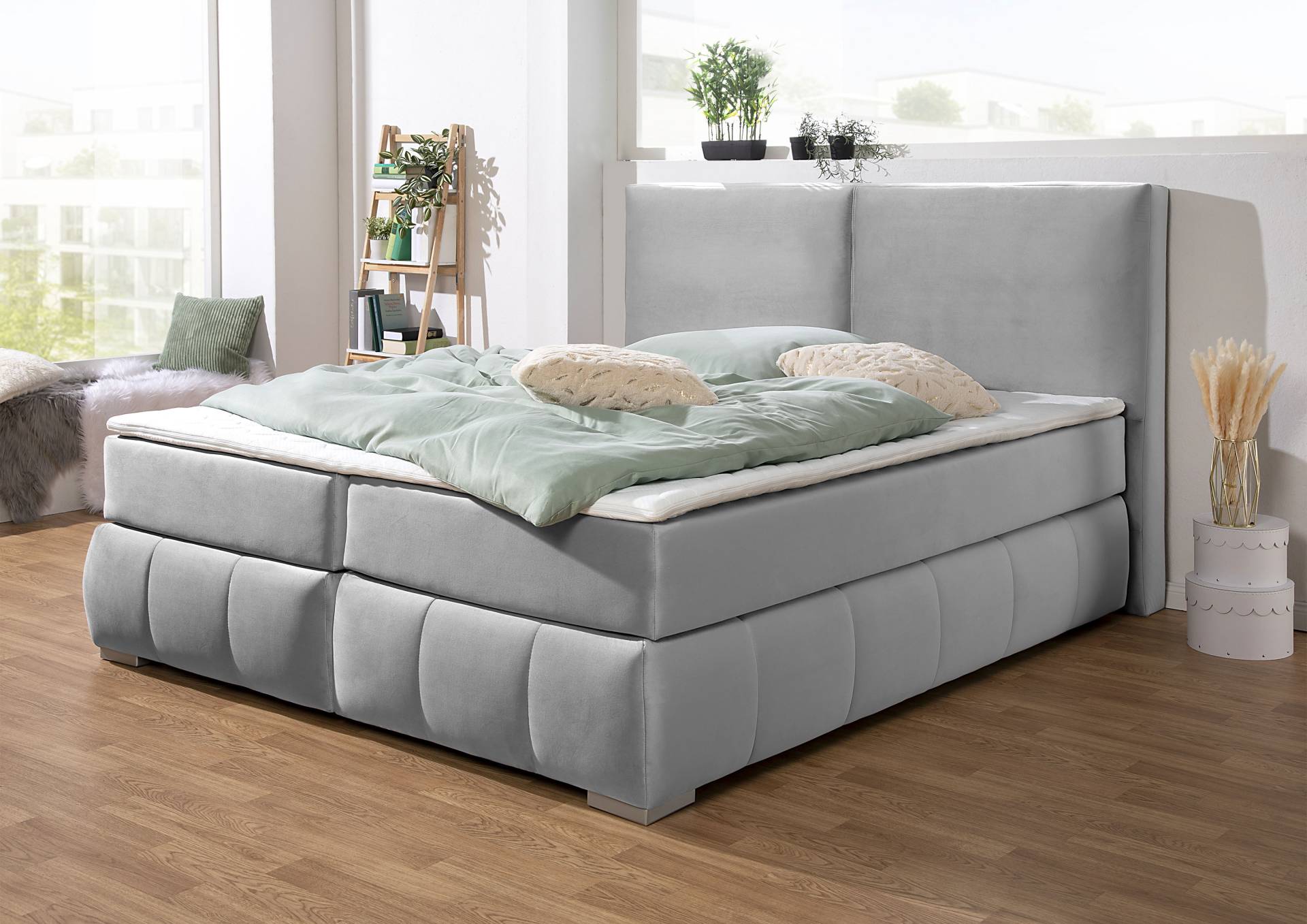 Guido Maria Kretschmer Home&Living Boxspringbett »Wehma«, inkl. Topper in 3 verschiedenen Matratzen, auch in Samtstoff von Guido Maria Kretschmer Home&Living