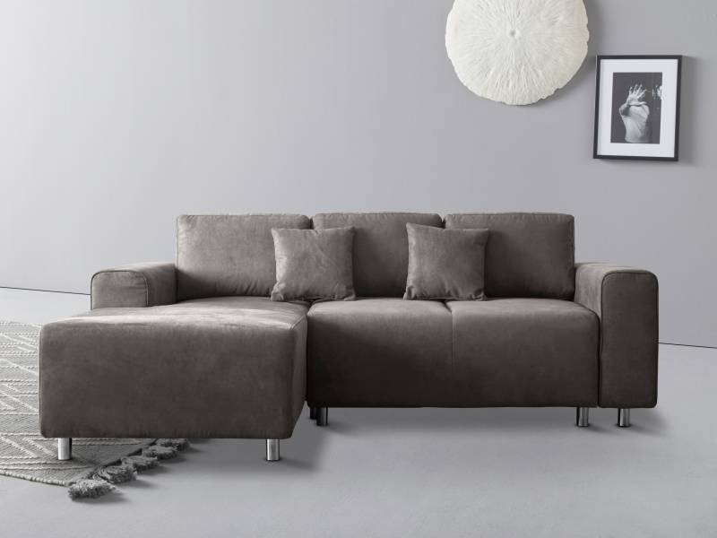 Guido Maria Kretschmer Home&Living Ecksofa »Györ«, L-Form, wahlweise mit Bettfunktion und Bettkasten incl. 2 Zierkissen von Guido Maria Kretschmer Home&Living