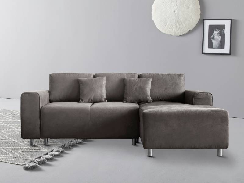 Guido Maria Kretschmer Home&Living Ecksofa »Györ«, L-Form, wahlweise mit Bettfunktion und Bettkasten incl. 2 Zierkissen von Guido Maria Kretschmer Home&Living