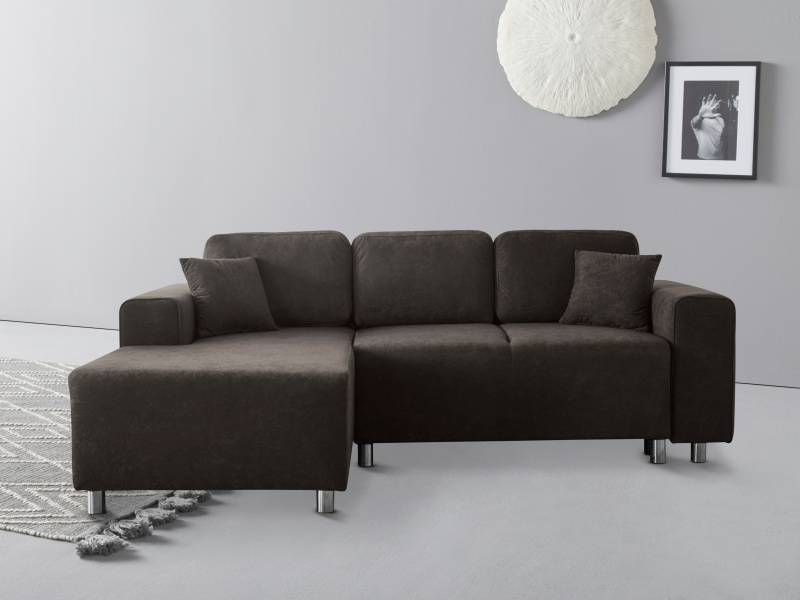 Guido Maria Kretschmer Home&Living Ecksofa »Györ«, L-Form, wahlweise mit Bettfunktion und Bettkasten incl. 2 Zierkissen von Guido Maria Kretschmer Home&Living