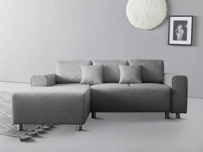 Guido Maria Kretschmer Home&Living Ecksofa »Györ«, L-Form, wahlweise mit Bettfunktion und Bettkasten incl. 2 Zierkissen von Guido Maria Kretschmer Home&Living