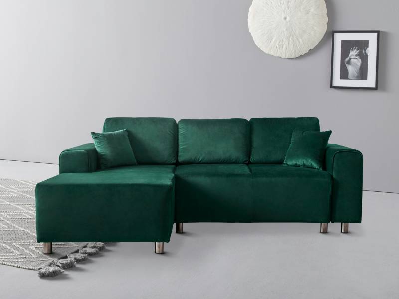 Guido Maria Kretschmer Home&Living Ecksofa »Györ«, L-Form, wahlweise mit Bettfunktion und Bettkasten incl. 2 Zierkissen von Guido Maria Kretschmer Home&Living