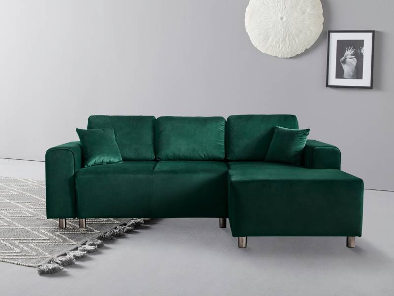 Guido Maria Kretschmer Home&Living Ecksofa »Györ«, L-Form, wahlweise mit Bettfunktion und Bettkasten incl. 2 Zierkissen von Guido Maria Kretschmer Home&Living