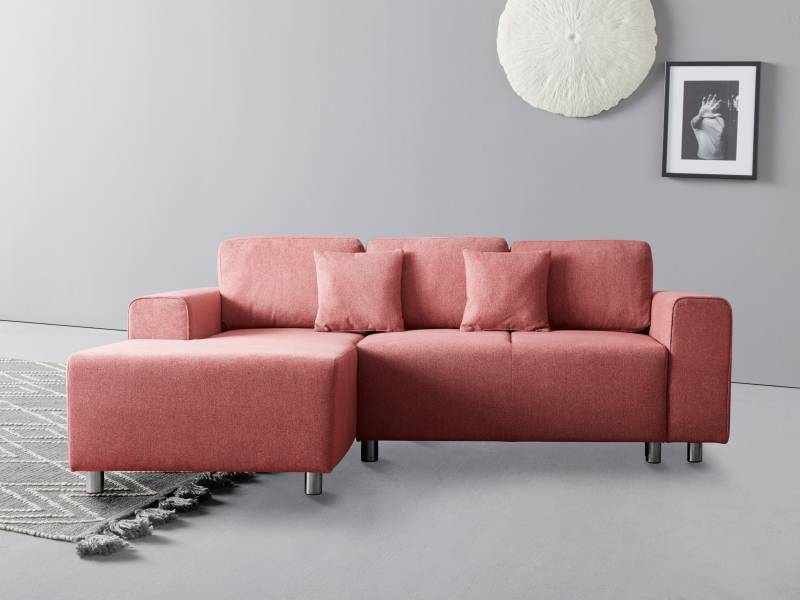 Guido Maria Kretschmer Home&Living Ecksofa »Györ«, L-Form, wahlweise mit Bettfunktion und Bettkasten incl. 2 Zierkissen von Guido Maria Kretschmer Home&Living