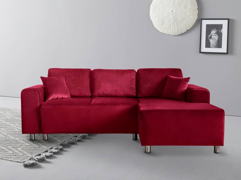 Guido Maria Kretschmer Home&Living Ecksofa »Györ«, L-Form, wahlweise mit Bettfunktion und Bettkasten incl. 2 Zierkissen von Guido Maria Kretschmer Home&Living