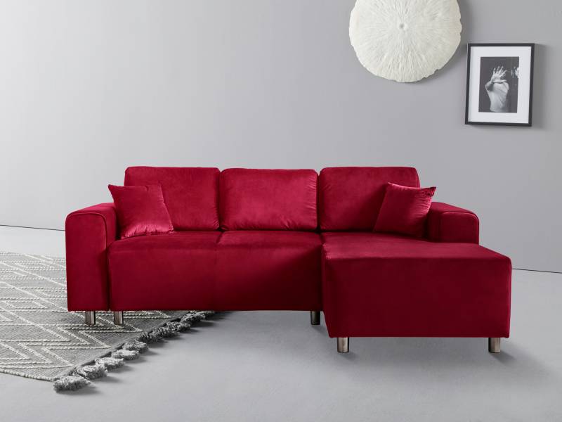 Guido Maria Kretschmer Home&Living Ecksofa »Györ«, L-Form, wahlweise mit Bettfunktion und Bettkasten incl. 2 Zierkissen von Guido Maria Kretschmer Home&Living