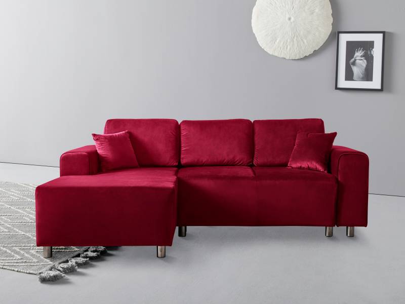 Guido Maria Kretschmer Home&Living Ecksofa »Györ«, L-Form, wahlweise mit Bettfunktion und Bettkasten incl. 2 Zierkissen von Guido Maria Kretschmer Home&Living