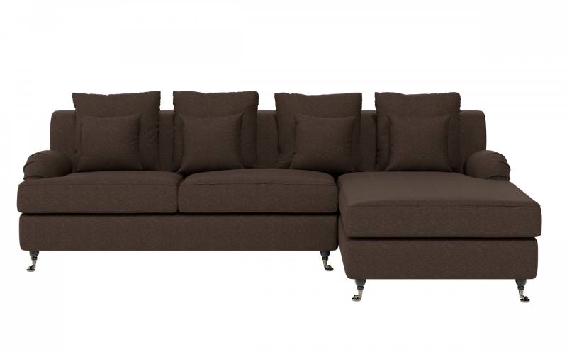 Guido Maria Kretschmer Home&Living Ecksofa »NORIN L-Form«, zwei Fussarten: vorne - Rollen, hinten - Holzfüsse von Guido Maria Kretschmer Home&Living