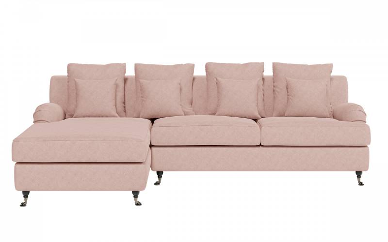 Guido Maria Kretschmer Home&Living Ecksofa »NORIN L-Form«, zwei Fussarten: vorne - Rollen, hinten - Holzfüsse von Guido Maria Kretschmer Home&Living