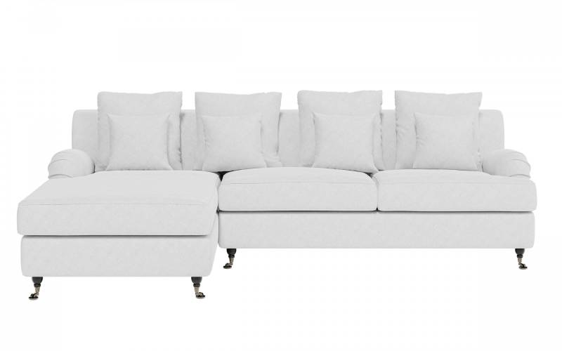 Guido Maria Kretschmer Home&Living Ecksofa »NORIN L-Form«, zwei Fussarten: vorne - Rollen, hinten - Holzfüsse von Guido Maria Kretschmer Home&Living