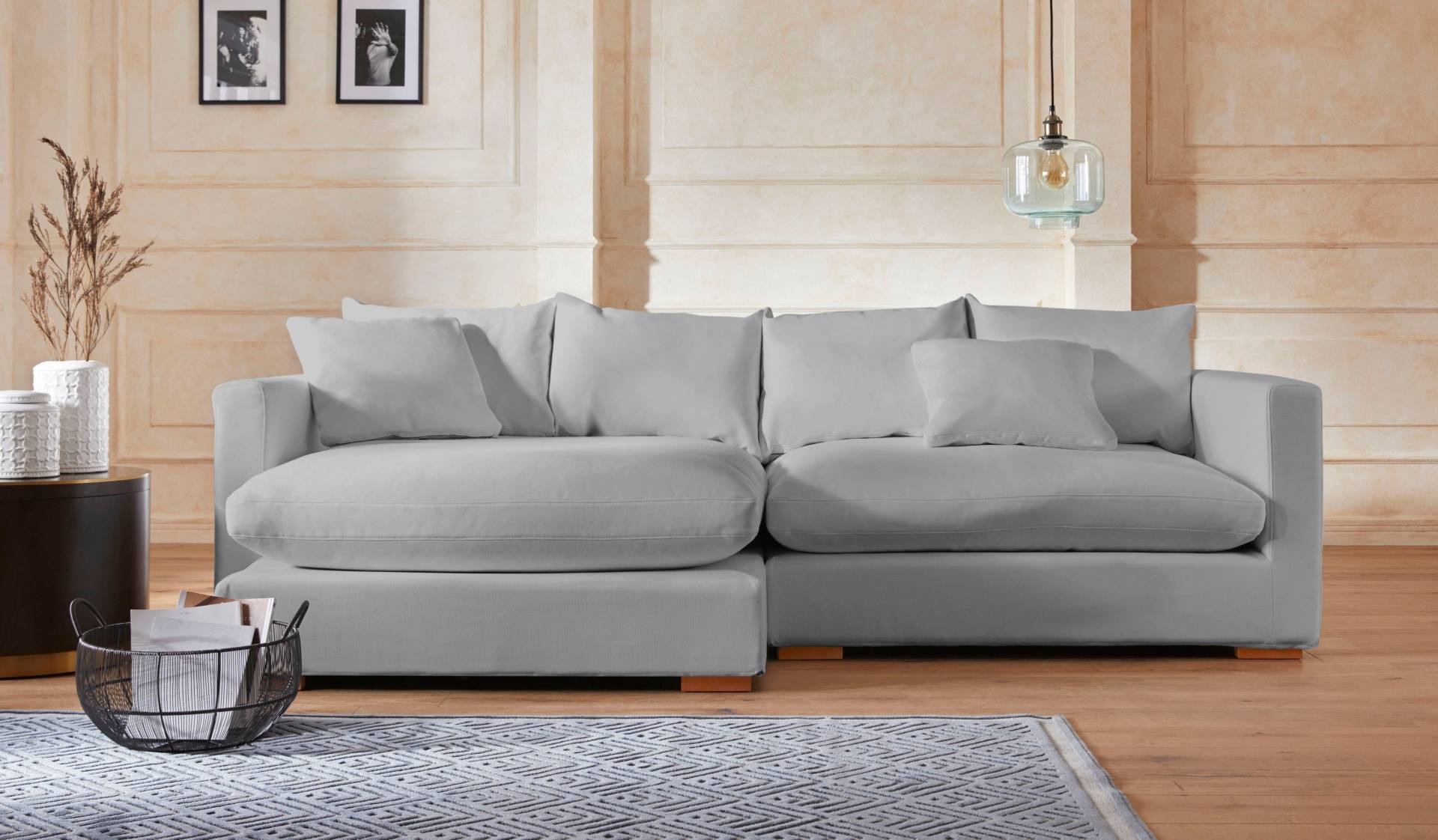 Guido Maria Kretschmer Home&Living Ecksofa »Pantin, L-Form,«, extra weich und kuschelig, Füllung mit Federn und Daunen von Guido Maria Kretschmer Home&Living