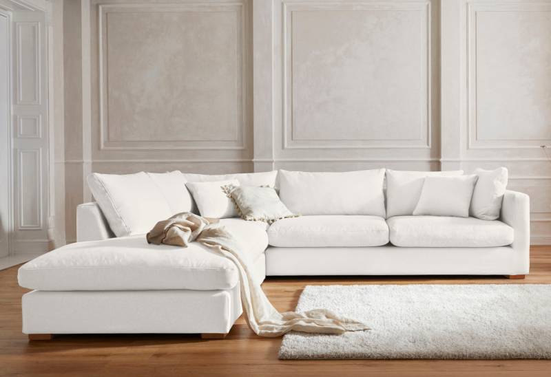 Guido Maria Kretschmer Home&Living Ecksofa »Pantin, L-Form,«, extra weich und kuschelig, Füllung mit Federn und Daunen von Guido Maria Kretschmer Home&Living