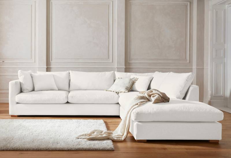 Guido Maria Kretschmer Home&Living Ecksofa »Pantin, L-Form,«, extra weich und kuschelig, Füllung mit Federn und Daunen von Guido Maria Kretschmer Home&Living