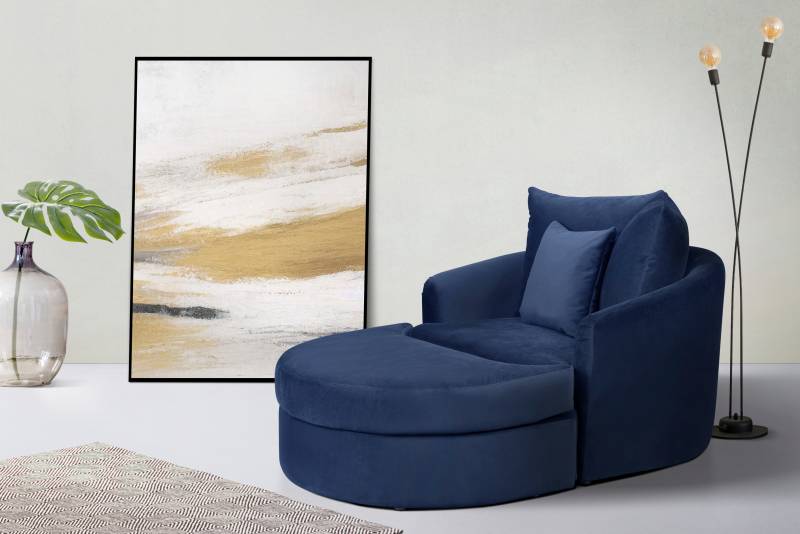 Guido Maria Kretschmer Home&Living Loveseat »ANNE«, mit weichen Formen, Wendekissen, wahlweise mit oder ohne Hocker von Guido Maria Kretschmer Home&Living