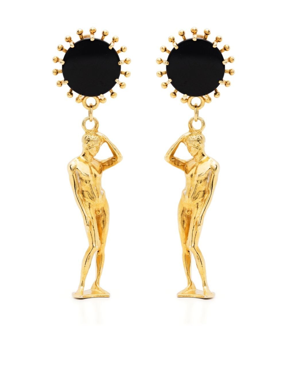 Gunia Project sculpted drop earrings - Gold von Gunia Project