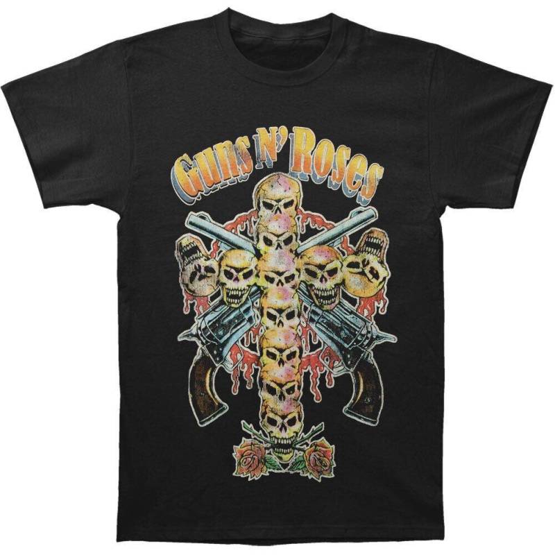 Guns N Roses - 80s TShirt, für Damen, Schwarz, Größe M von Guns N Roses