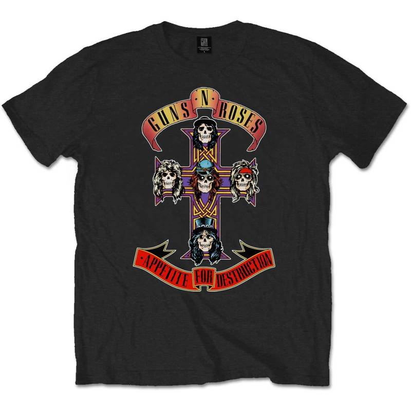 Appetite For Destruction Tshirt Damen Schwarz 4XL von Guns N Roses