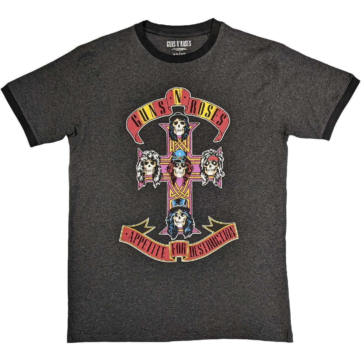 Guns N Roses - Appetite For Destruction TShirt, für Herren, Grau, Größe M von Guns N Roses