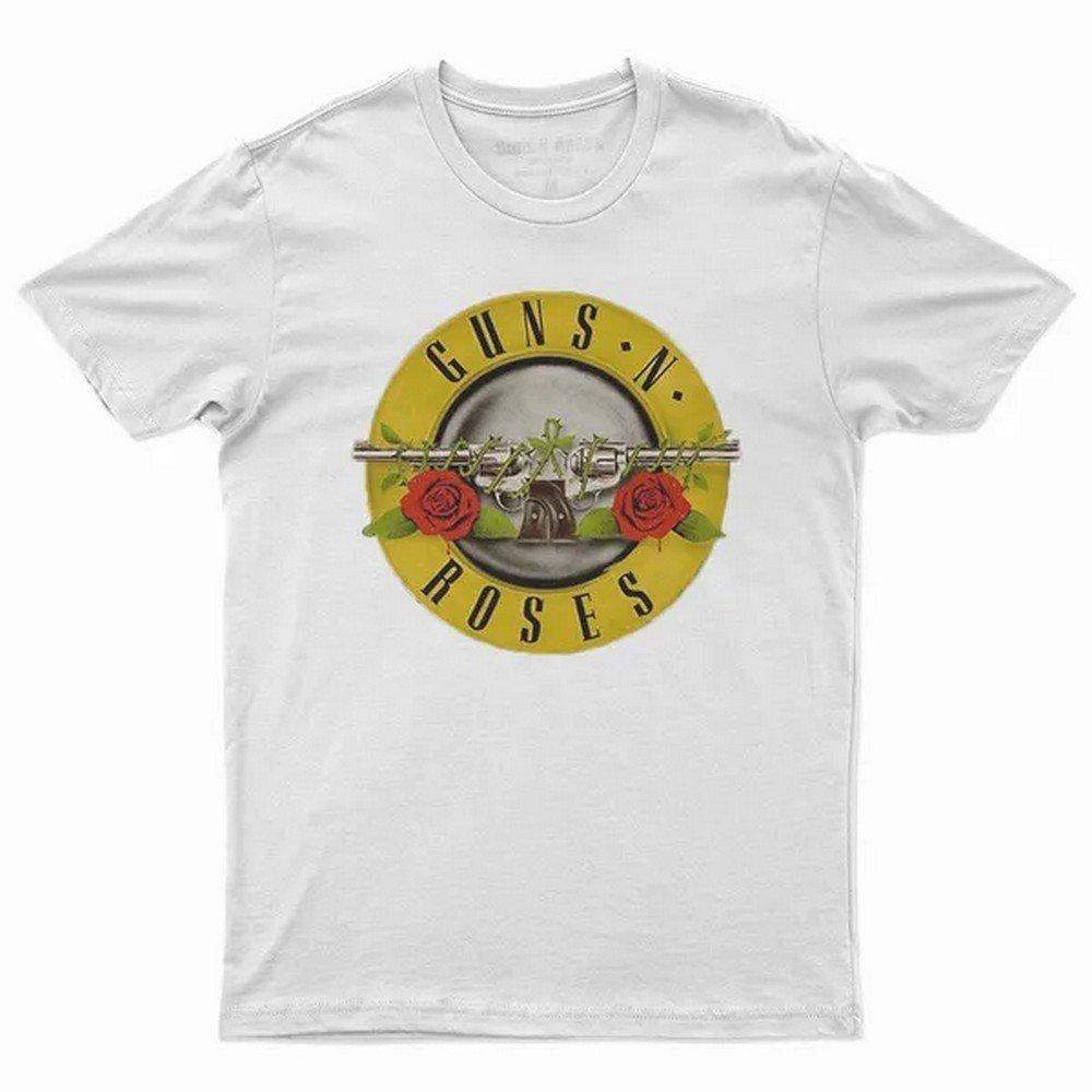 Classic Logo Tshirt Jungen Weiss 92 von Guns N Roses