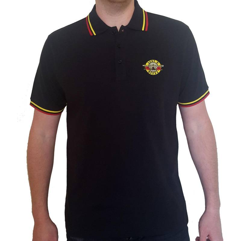 Classic Poloshirt Damen Schwarz L von Guns N Roses