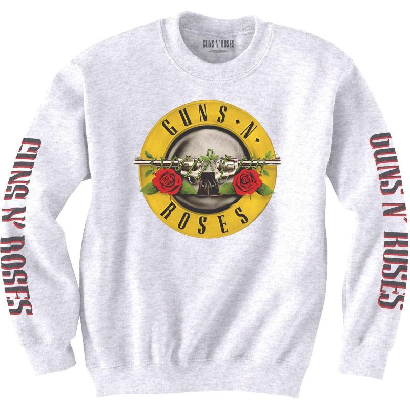 Classic Sweatshirt Logo Damen Weiss S von Guns N Roses