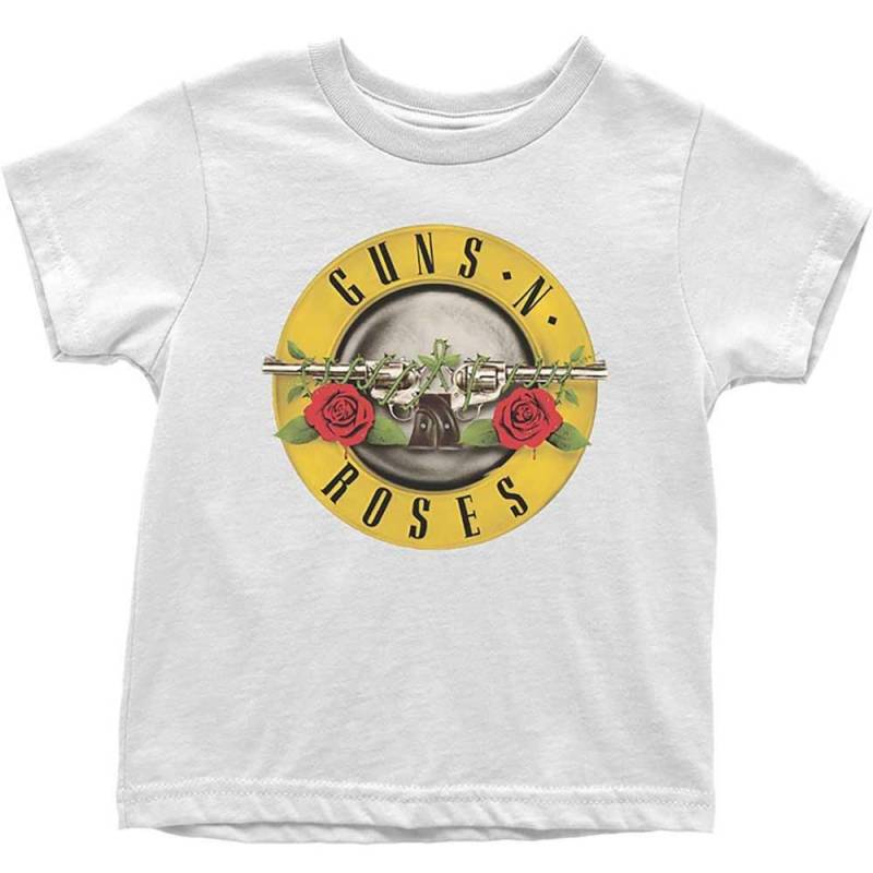 Classic Tshirt Jungen Weiss 92 von Guns N Roses