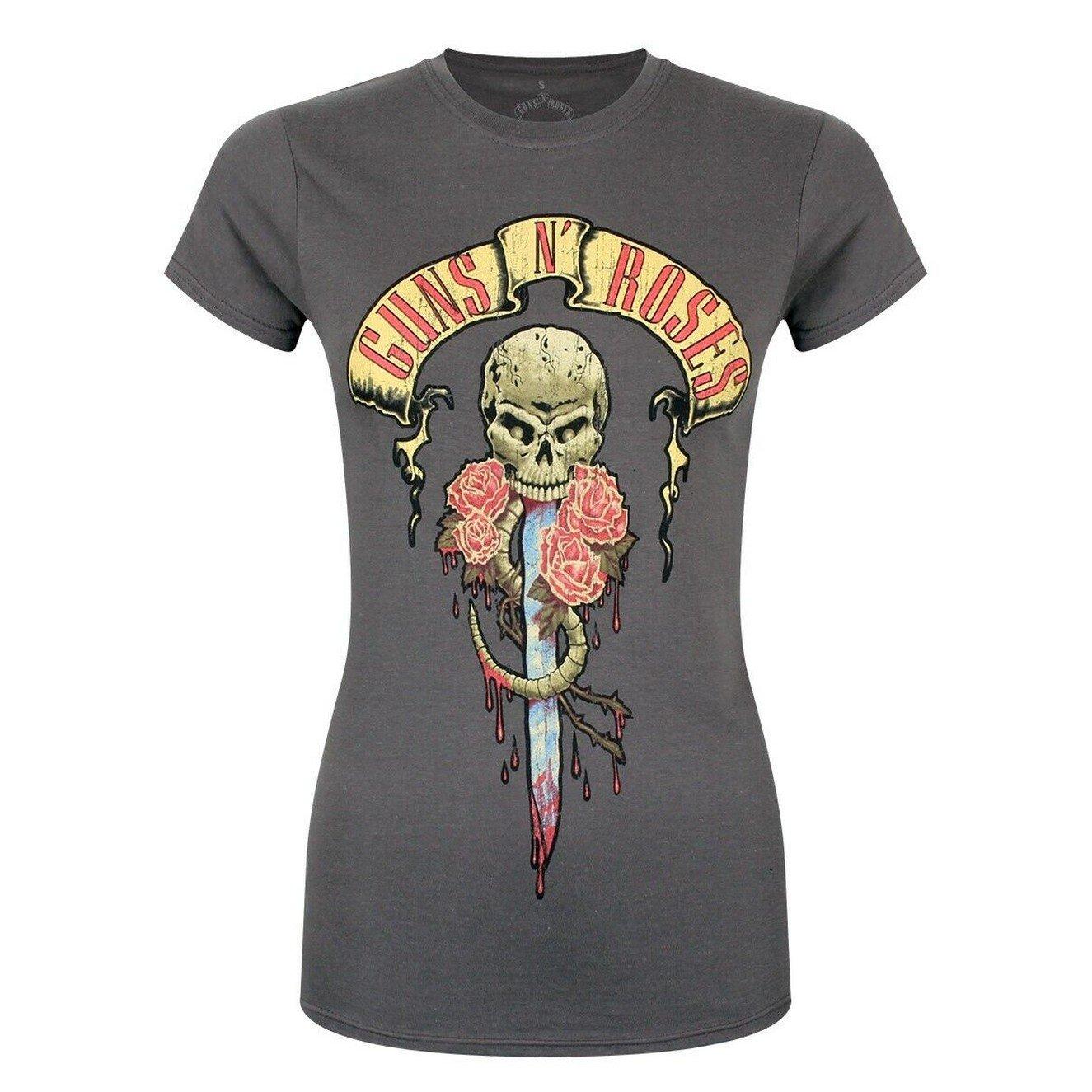 Dripping Dagger Tshirt Damen Grau XL von Guns N Roses