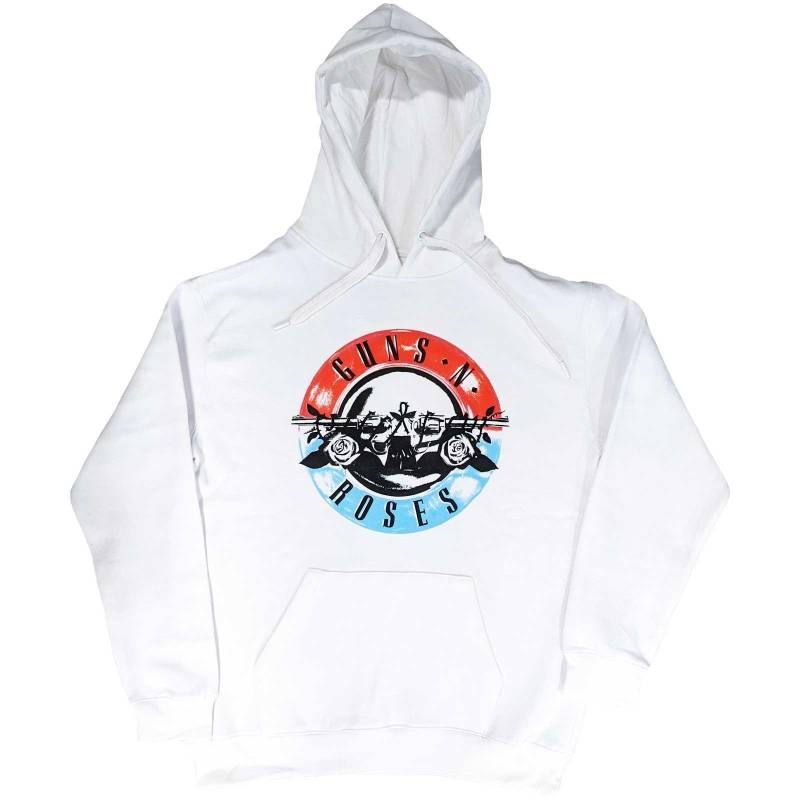 Motorcross Kapuzenpullover Damen Weiss L von Guns N Roses