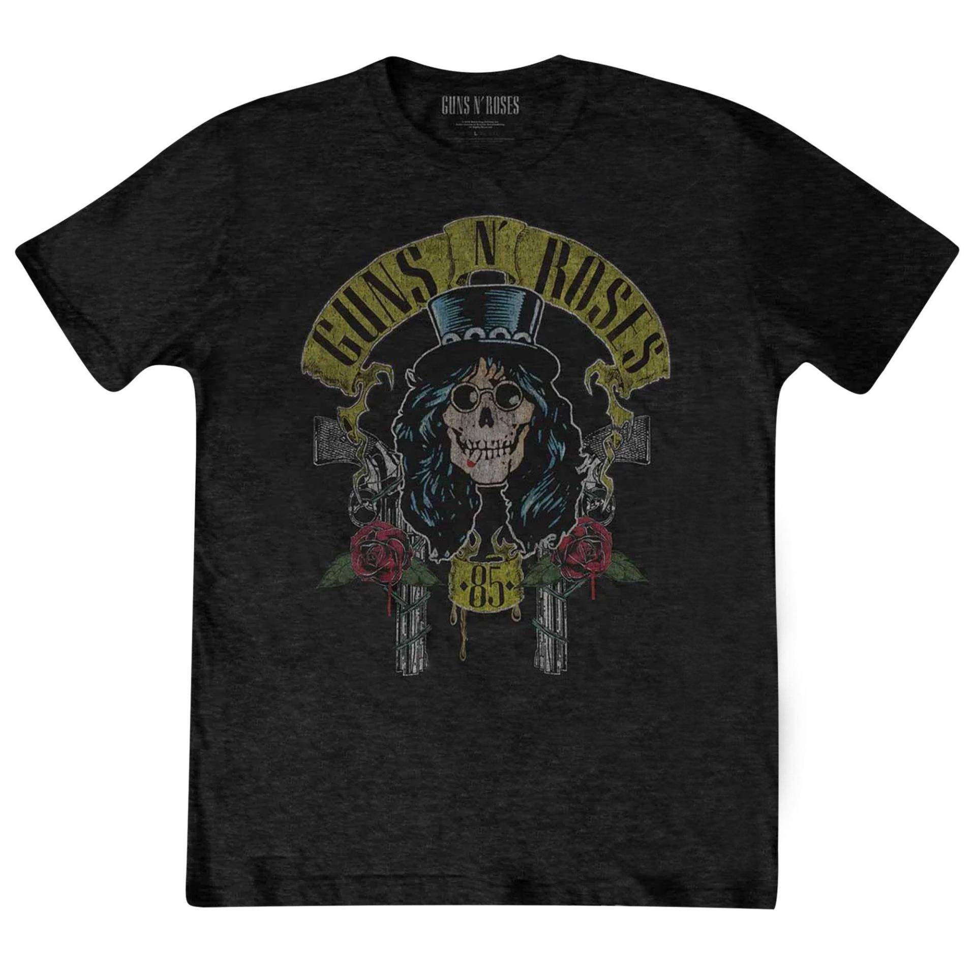 Guns N Roses - Slash ´85 TShirt, für Damen, Schwarz, Größe L von Guns N Roses