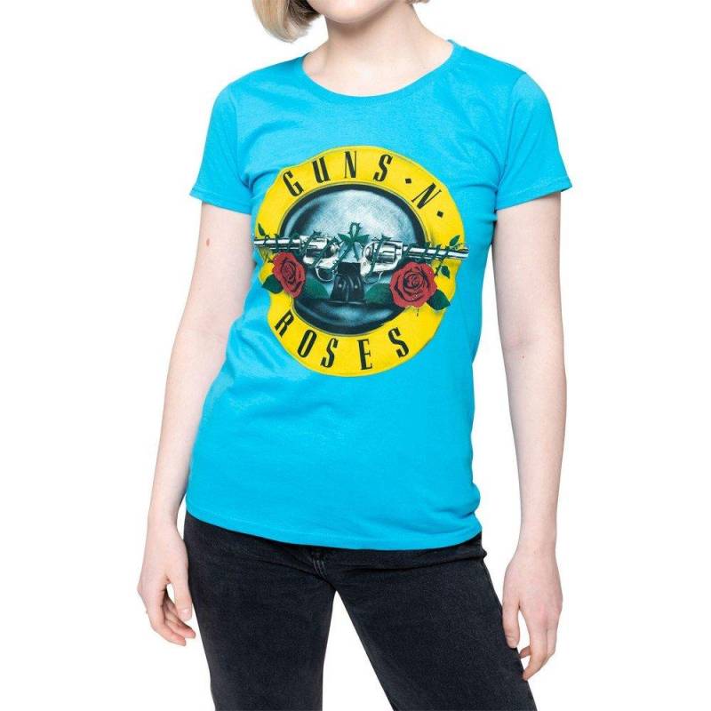 Guns N Roses - TShirt, für Damen, Blau, Größe M von Guns N Roses