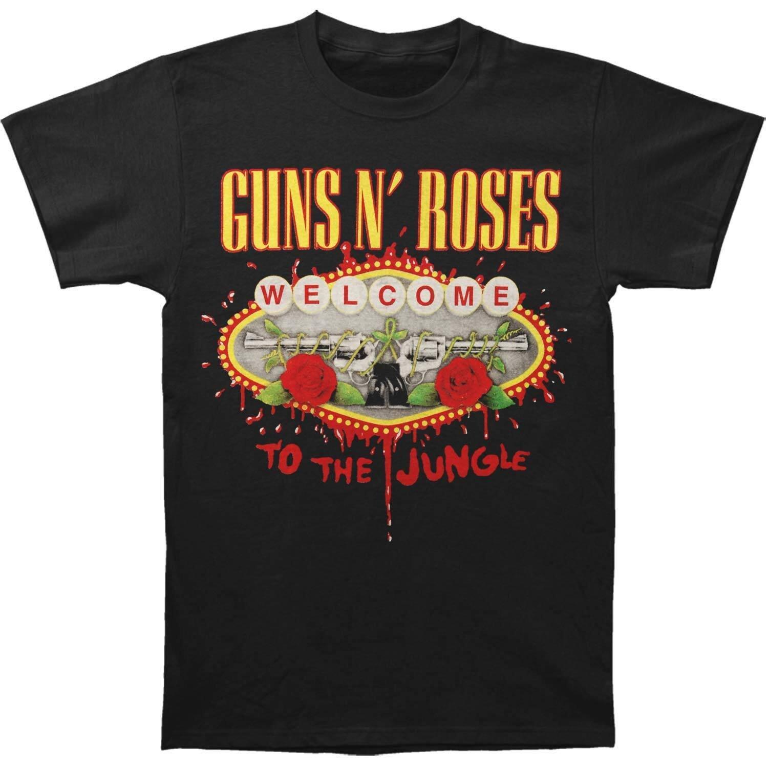 Welcome To The Jungle Tshirt Damen Schwarz XXL von Guns N Roses