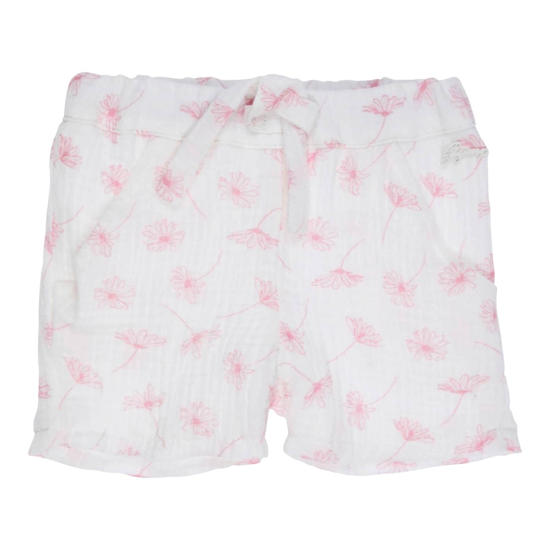 Musselin-Shorts Blumen