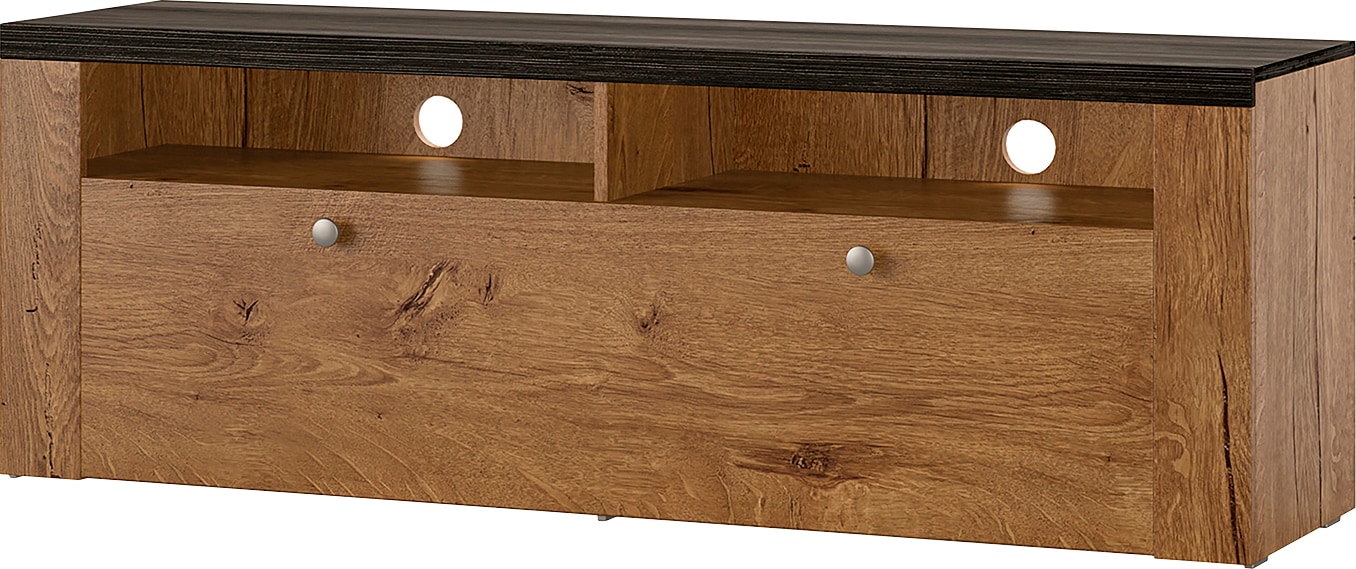Home affaire Lowboard »Larona, zeitloses TV Board mit 1 Klappe und 2 offenen Fächern«, Breite 140 cm, Fernsehbank, viel Stauraum, dekorative Rahmenoptik Home affaire Lowboard »Larona, zeitloses TV Board mit 1 Klappe und 2 offenen Fächern«, Breite 140 cm, Fernsehbank, viel Stauraum, dekorative Rahmenoptik von home affaire
