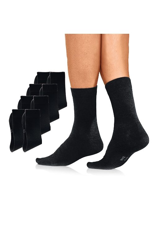 H.I.S Basicsocken, (Packung, 8 Paar), mit hohem Baumwollanteil von H.I.S