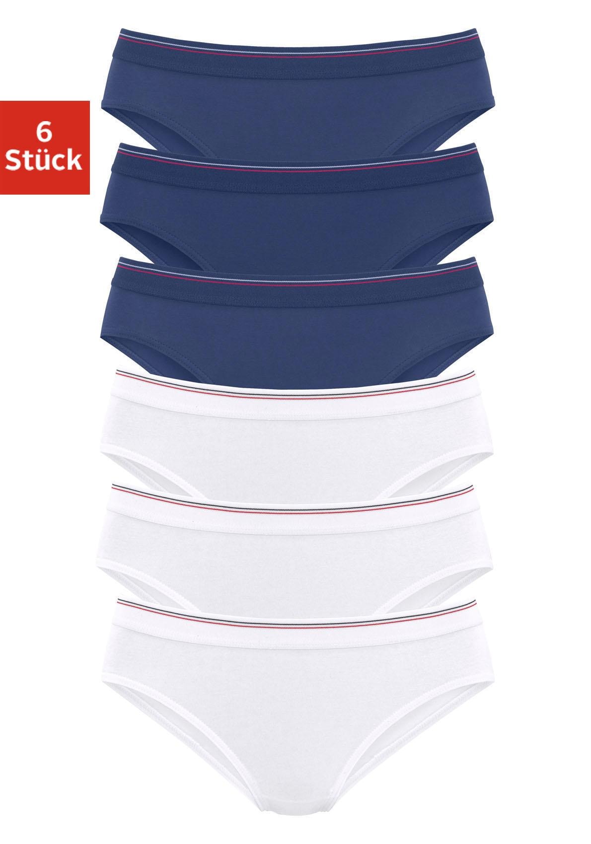H.I.S Bikinislip, (6er-Pack), aus elastischer Baumwoll-Qualität H.I.S Bikinislip, (6er-Pack), aus elastischer Baumwoll-Qualität von H.I.S