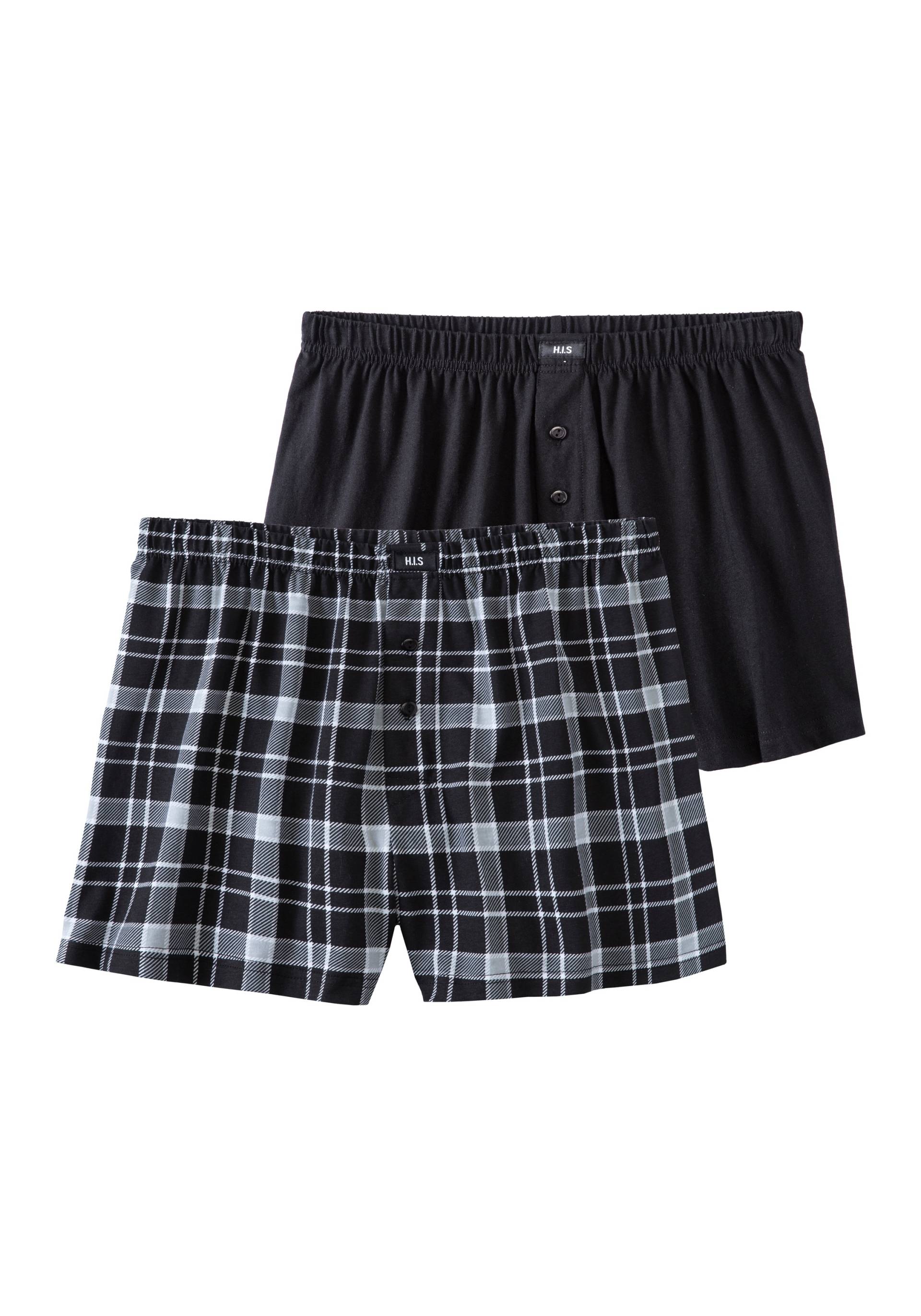 H.I.S Boxer »Boxershorts für Herren«, (Packung, 2 St.), in weiter Passform von H.I.S