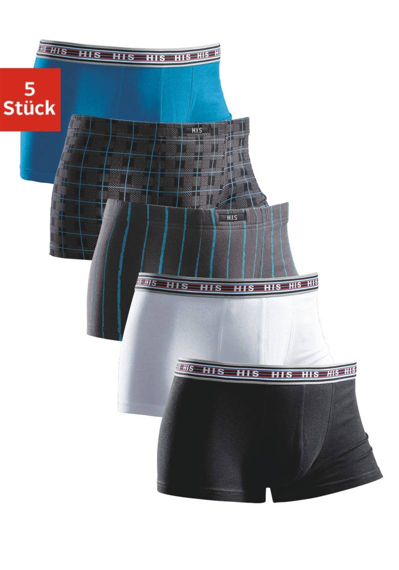 H.I.S Boxer »Boxershorts für Herren«, (Packung, 5 St.), aus Baumwoll-Stretch von H.I.S