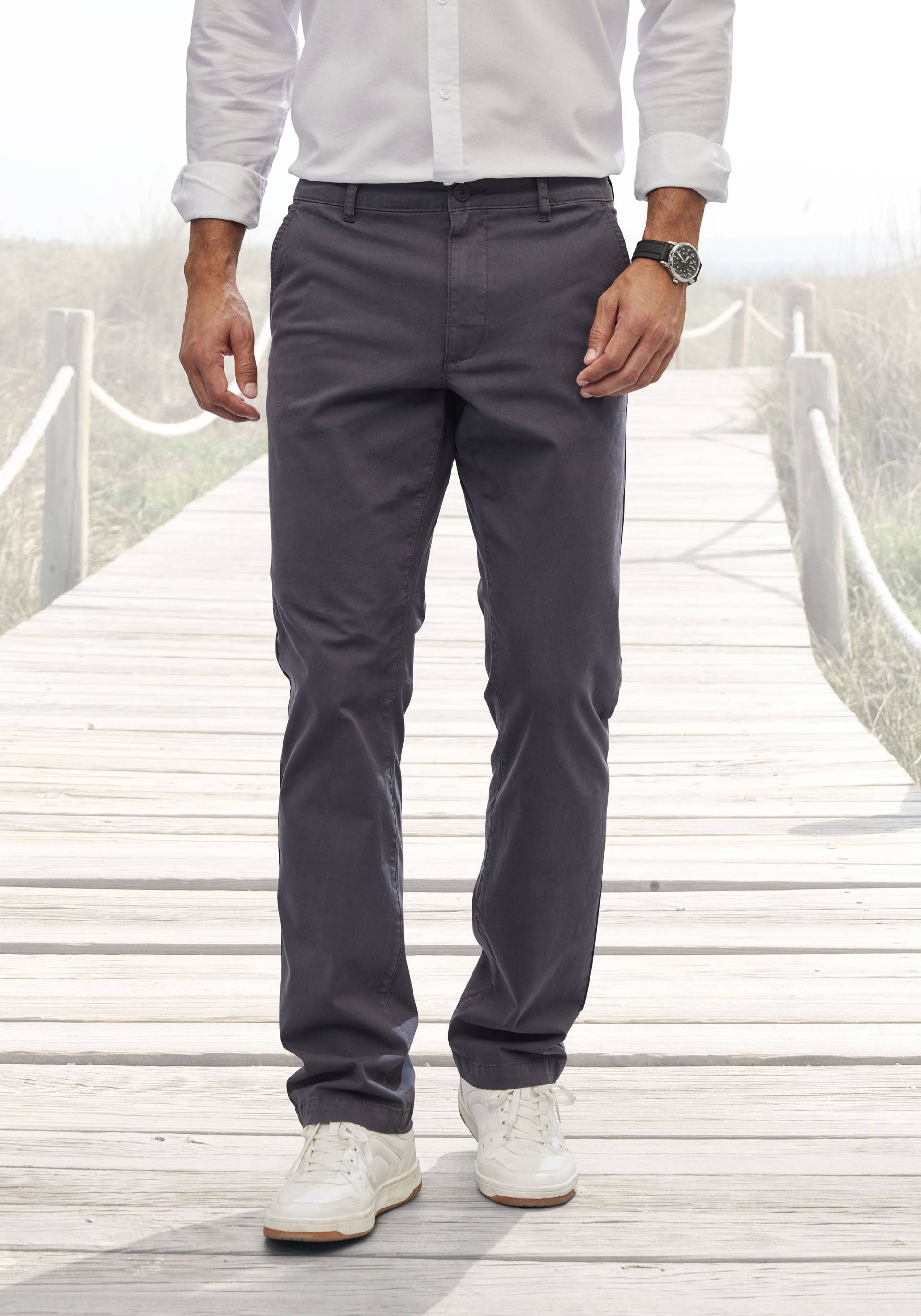 H.I.S Chinohose »regular-fit«, lange Hose, aus elastischer Baumwoll-Qualität H.I.S Chinohose »regular-fit«, lange Hose, aus elastischer Baumwoll-Qualität von H.I.S