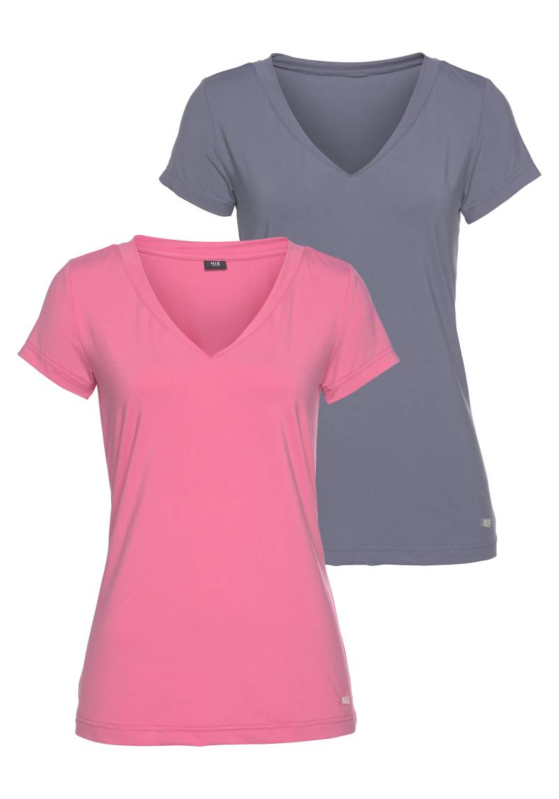 H.I.S Funktionsshirt »Activewear«, sportlicher Stil, V-Ausschnitt, für dynamische Aktivitäten von H.I.S