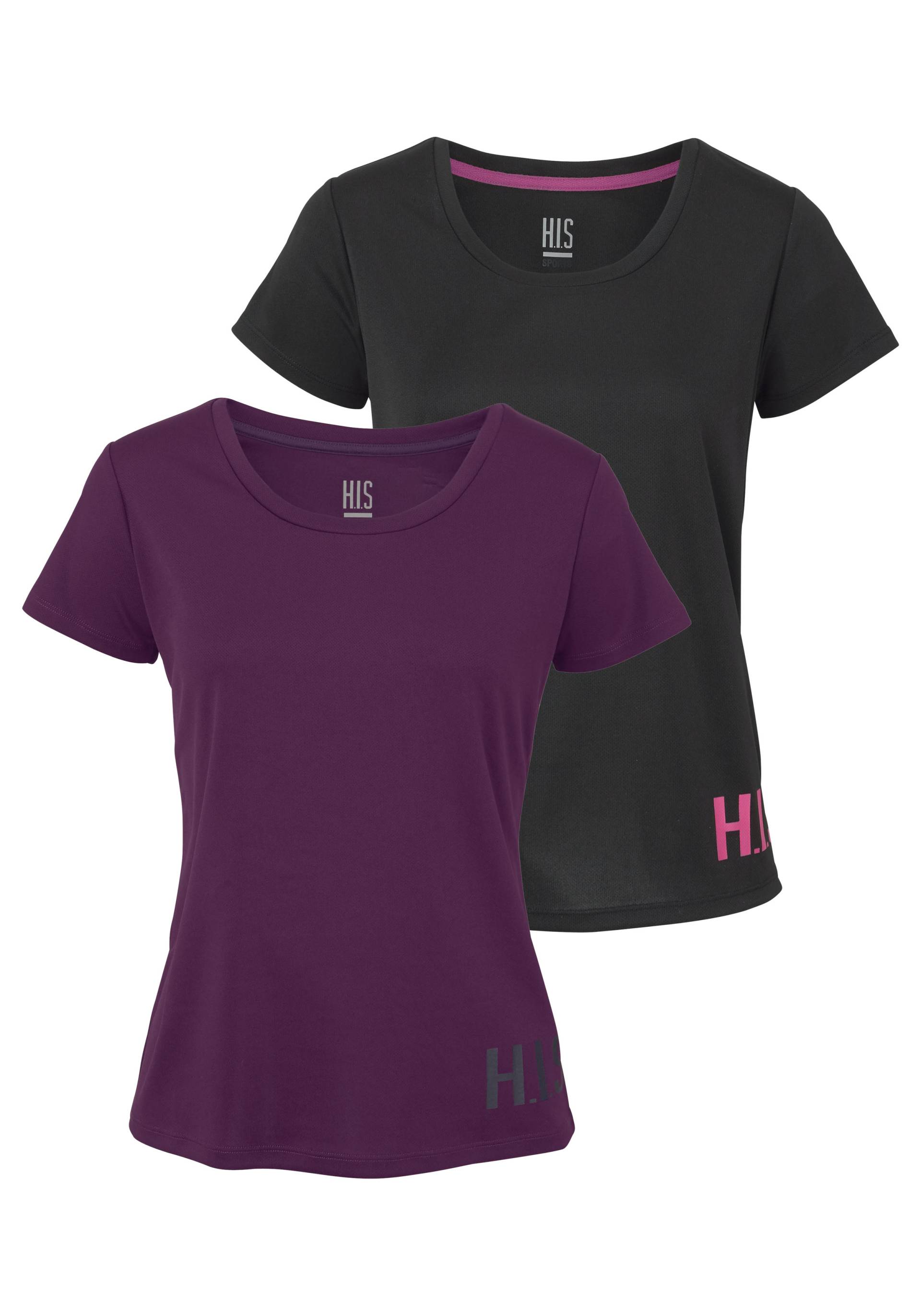 H.I.S Funktionsshirt, figurbetonter Schnitt, sportlicher Look, mit trendigem Logodruck von H.I.S