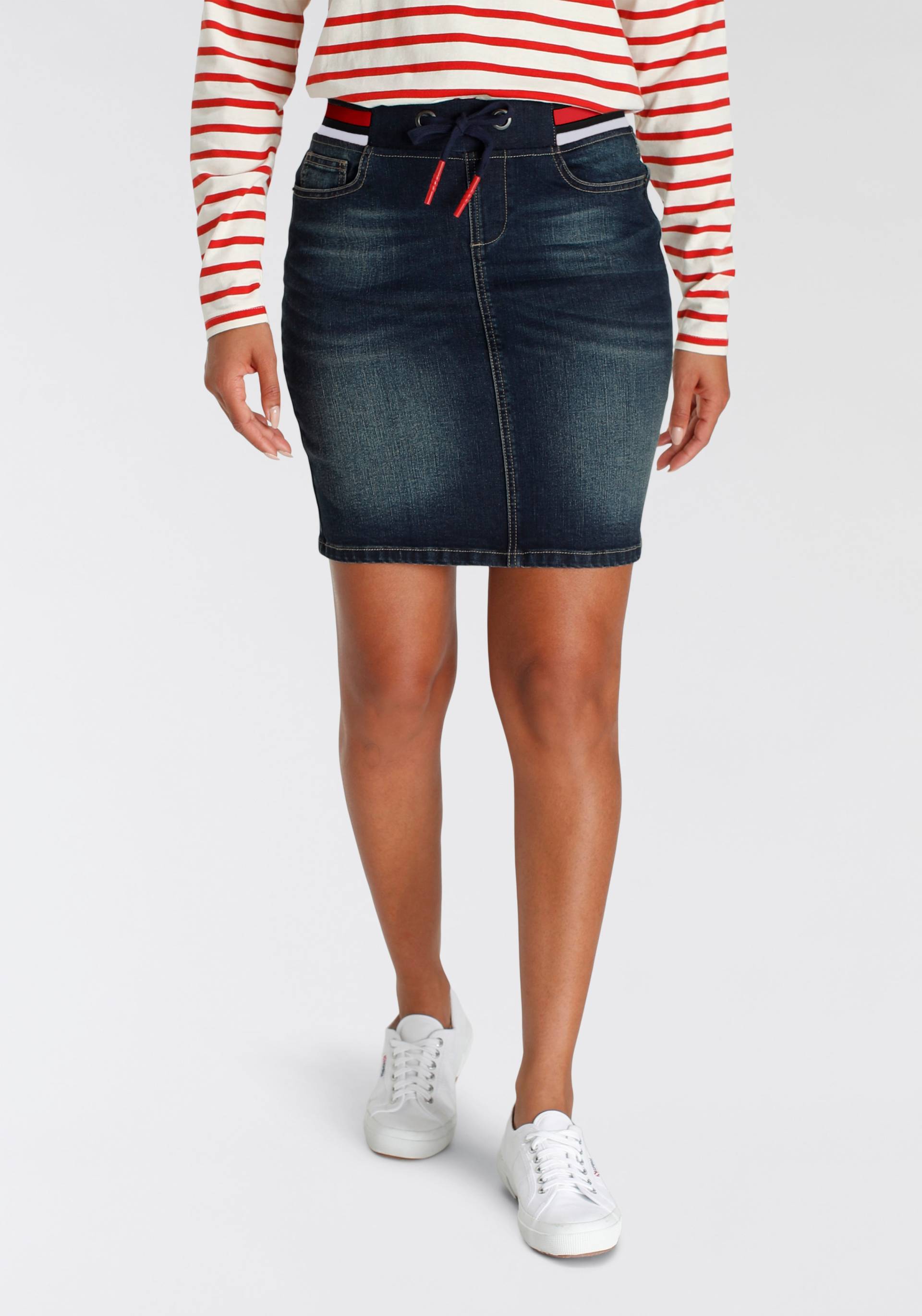 H.I.S Jeansrock »cleoHS«, elastischer Bund H.I.S Jeansrock »cleoHS«, elastischer Bund von H.I.S