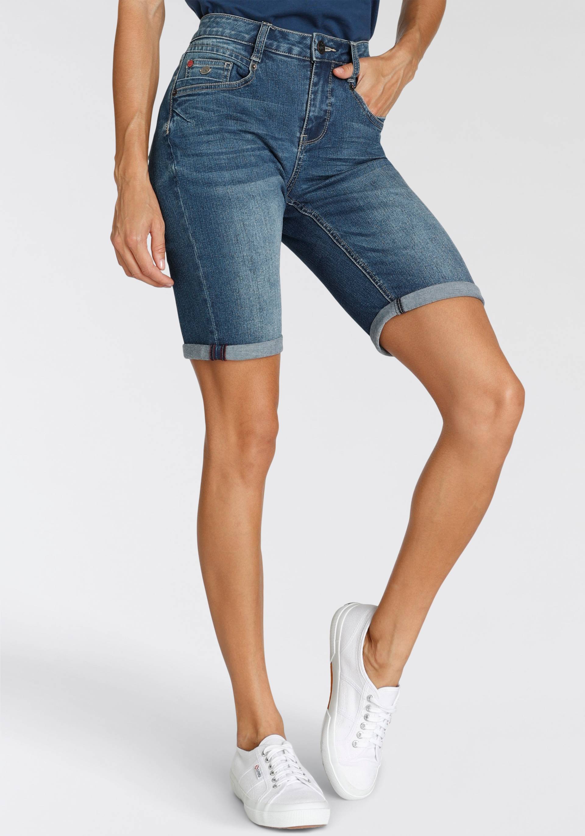 H.I.S Jeansshorts »duffyHS«, ökologische, wassersparende Produktion durch Ozon Wash von H.I.S