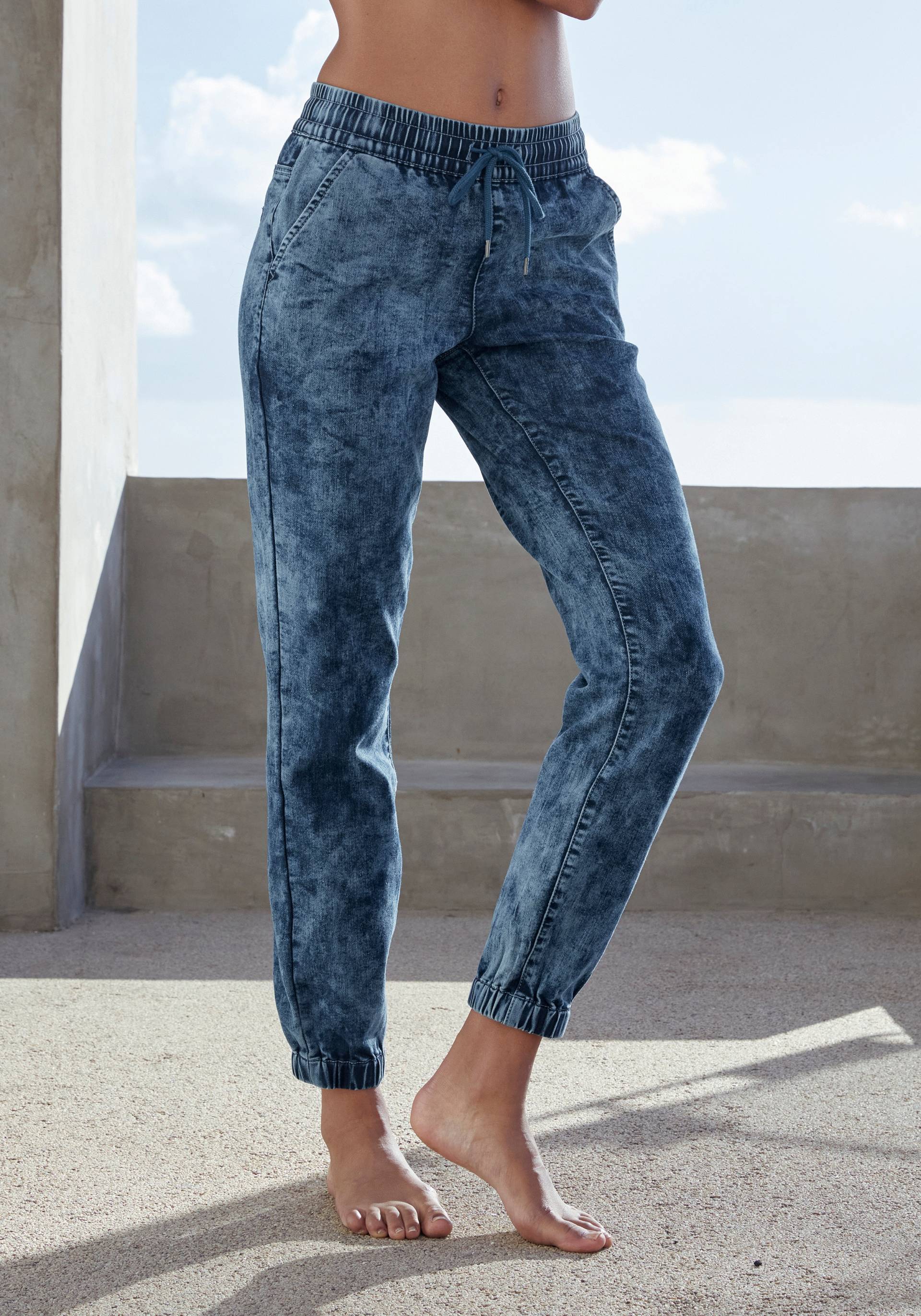 H.I.S Jogger Pants, in Jeansoptik, Loungeanzug von H.I.S