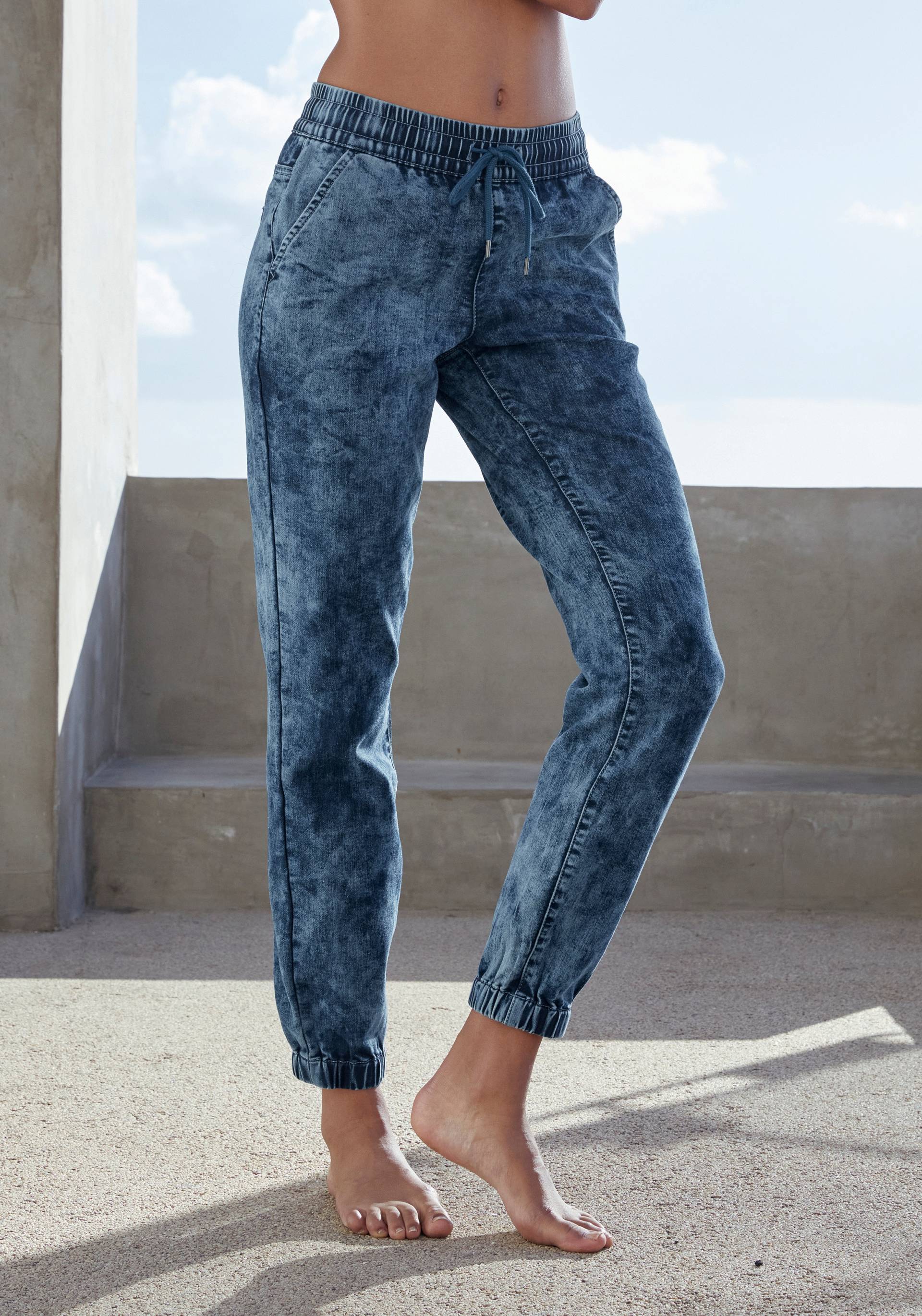 H.I.S Jogger Pants, in Jeansoptik, Loungeanzug H.I.S Jogger Pants, in Jeansoptik, Loungeanzug von H.I.S